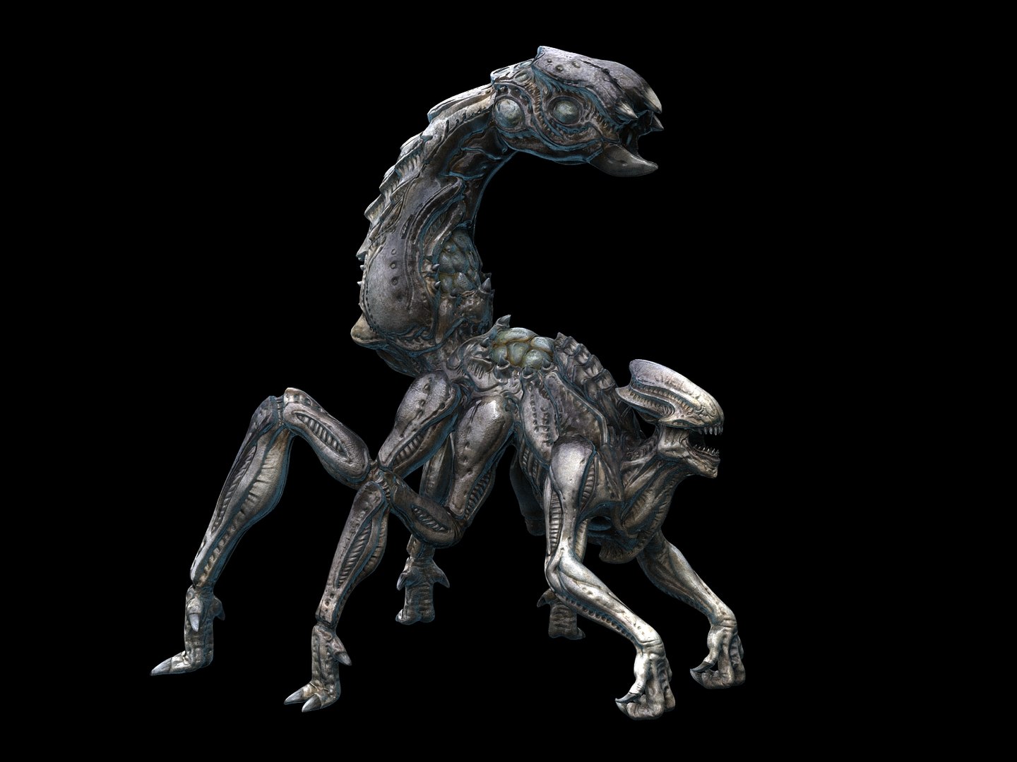 Alien Queen Creature Hd 3d Model - Turbosquid 1204228