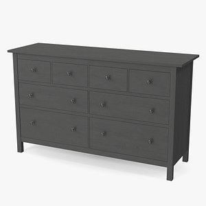 Hemnes Ikea 8 Drawer Dresser Dark Gray