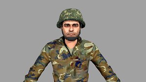 INDIAN RIGGED ARMY CHARACTER 1
