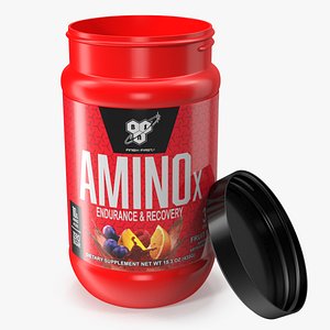 3D BSN Amino X Muscle Recovery Powder with BCAAs model
