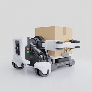 Automated warehouse AGV robots