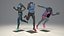 Female mannequin Nike FULL PACK 3D model