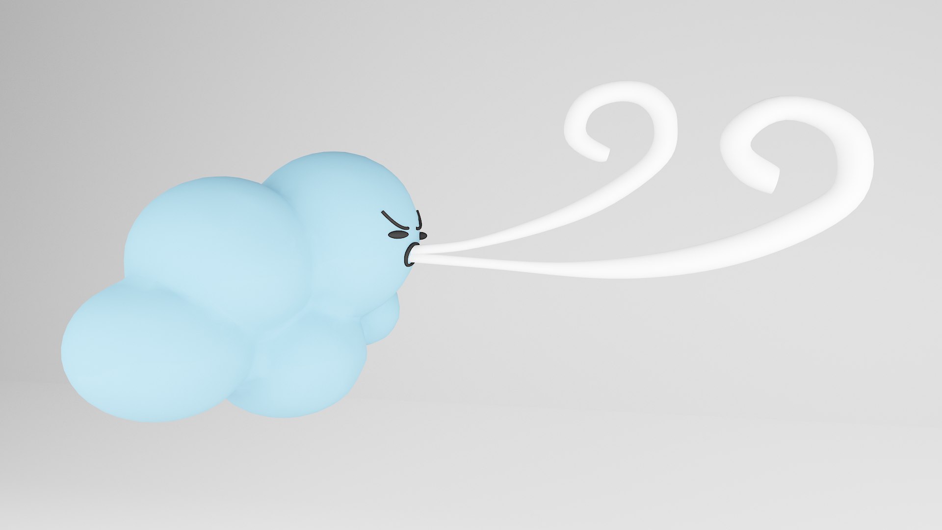 3D WINDY CLOUD - TurboSquid 2164369