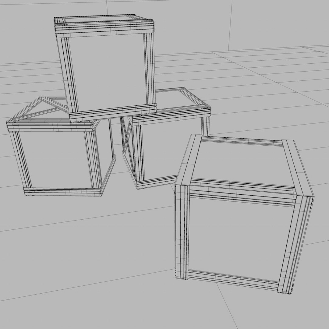 Box Set 3d Model