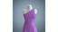 Maniquí de mujer con vestido de uva