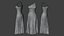 Maniquí de mujer con vestido de uva