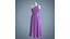 Maniquí de mujer con vestido de uva