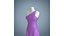 Maniquí de mujer con vestido de uva