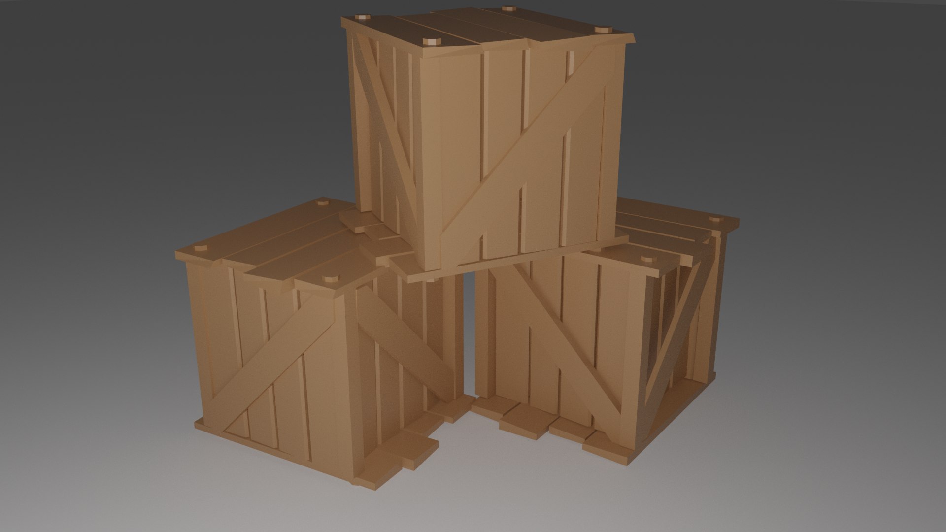 Wood Crate 3D Model - TurboSquid 2195615