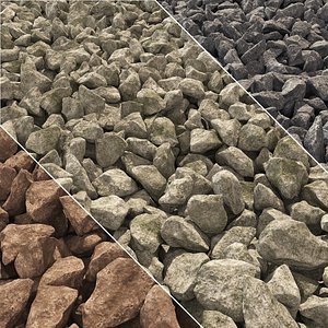 stone gravel model