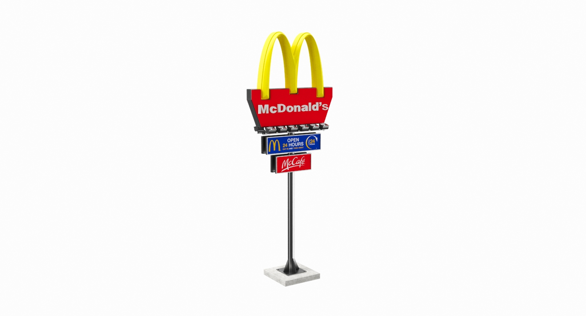 Mcdonald Sign 3D Model - TurboSquid 1369911