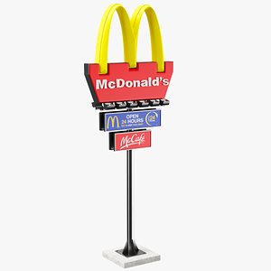 mcdonald sign 3D model