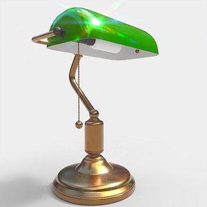 3D Bankers Lamp