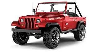 Jeep Wrangler YJ 1988 3D