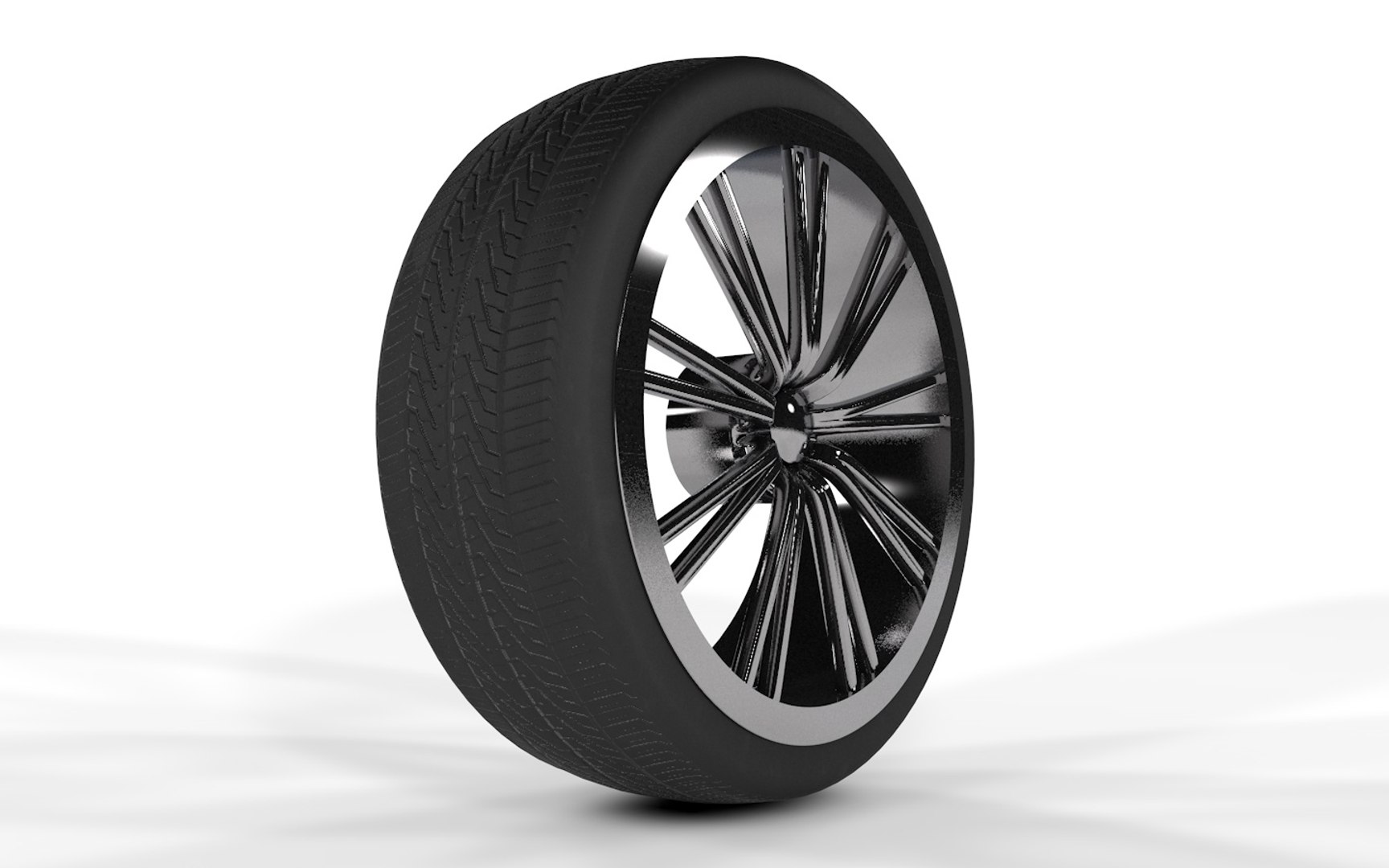 Free Wheel Rim 3d Model