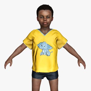 african boy 3D