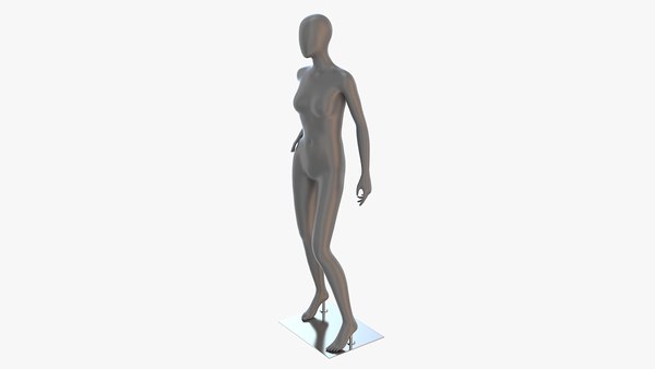 3D female mannequin pose 1 model - TurboSquid 1436162