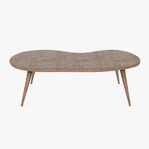 3D model Wood table