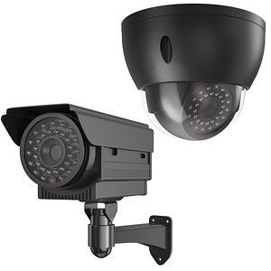 real security cameras 3D model