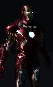 3D model Iron Man - Mk 7