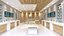 Modèle 3D intérieur d'une boutique mobile