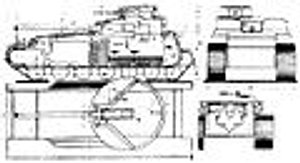 3d project heavy tank kv-4 model