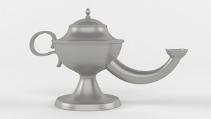 Arabic Oil Lamp 3D model