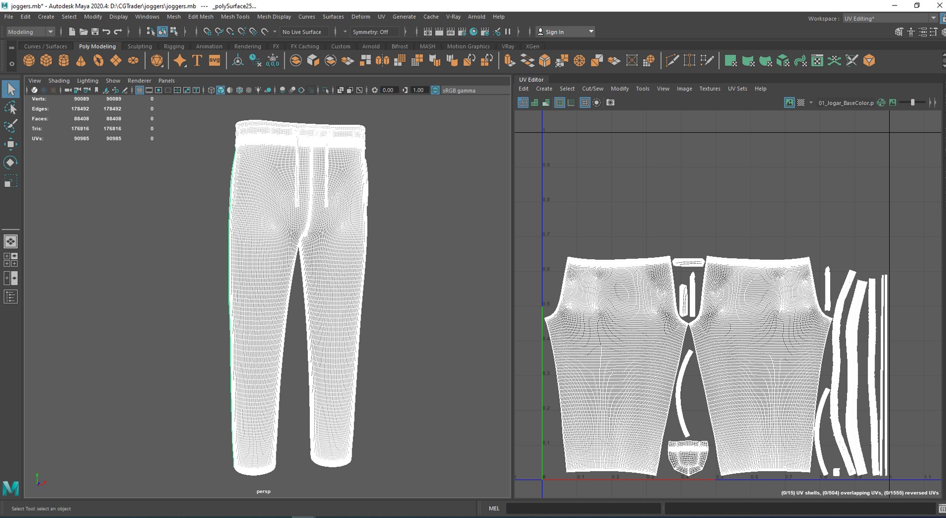 3D JOGGERS TurboSquid 2165640