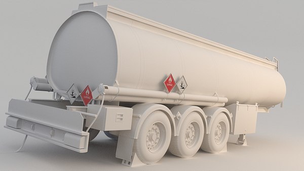 fuel tank trailer 3D