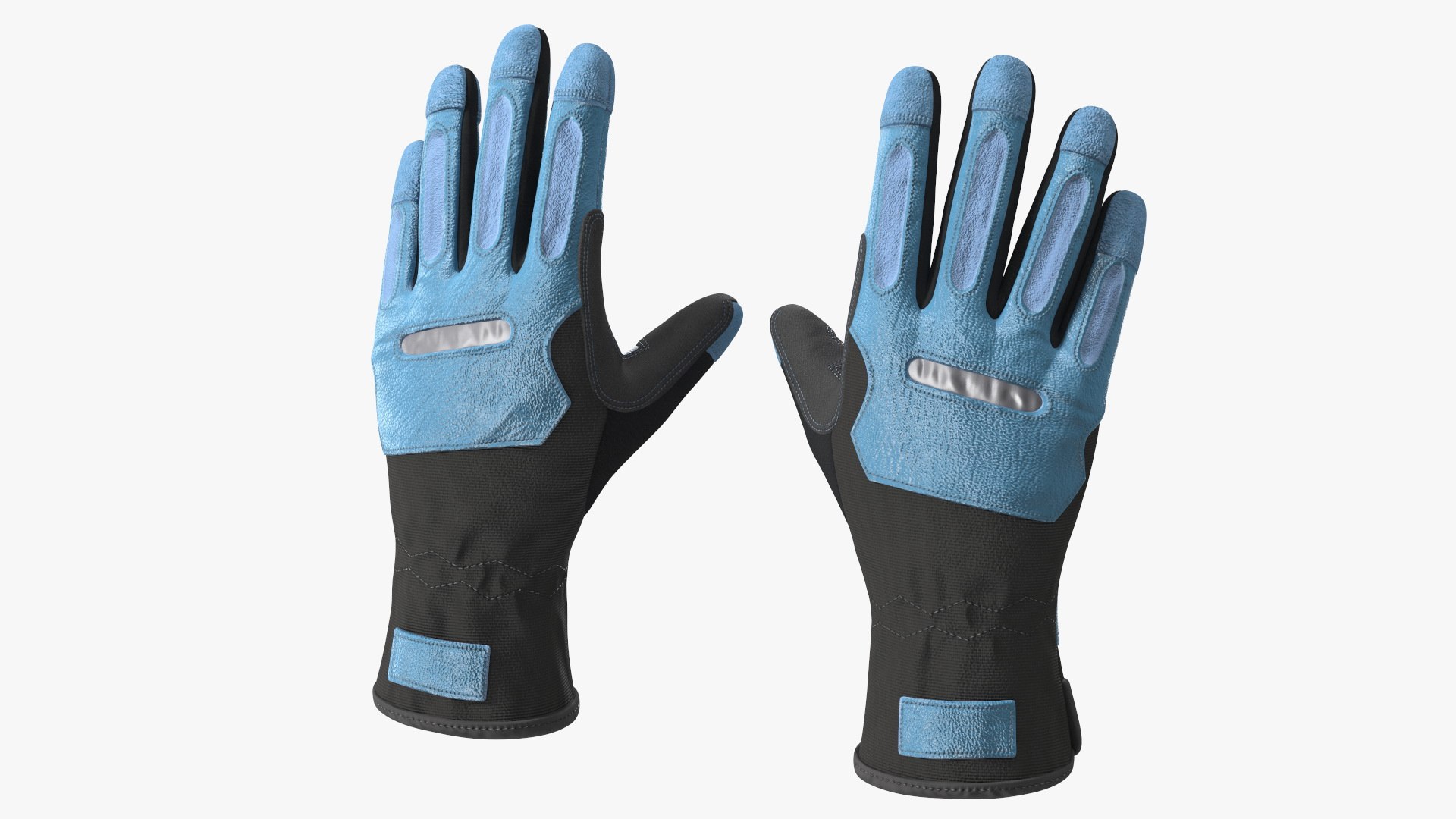 Heavy Duty Safety Gloves 3D model preview