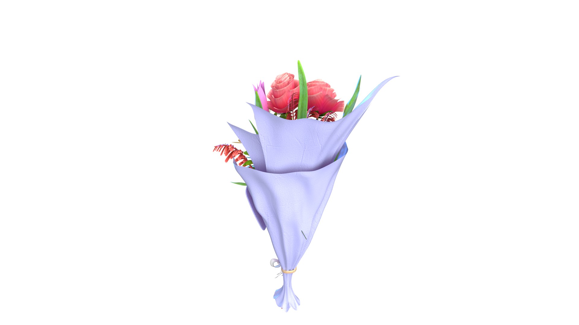 3D Flower Bouquet Propose Marry Flowers And Plants - TurboSquid 1897636