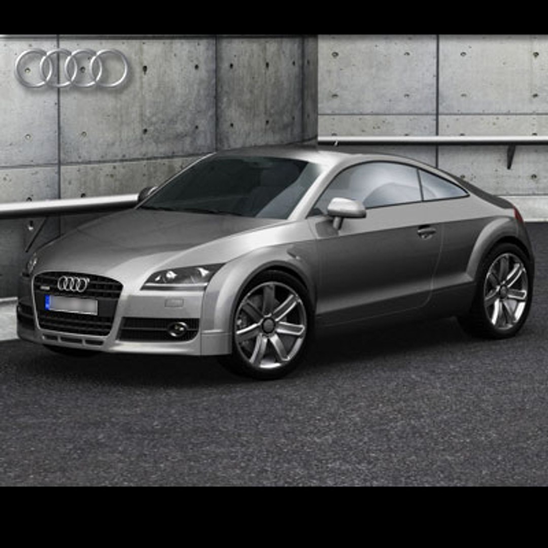 3d Model Audi Tt 2007