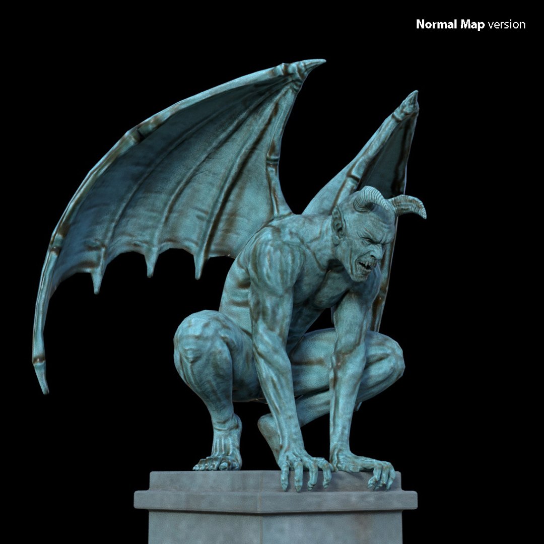 Gargoyle 3D Model - TurboSquid 1291477