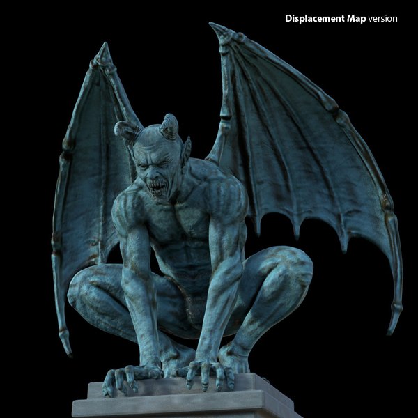 ガーゴイル鬼の像3Dモデル - TurboSquid 1291477
