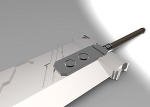 cloud sword 3D model