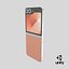 Samsung Galaxy Z Flip 6 Peach 3D model