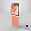 Samsung Galaxy Z Flip 6 Peach 3D model