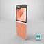 Samsung Galaxy Z Flip 6 Peach 3D model