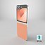 Samsung Galaxy Z Flip 6 Peach 3D model