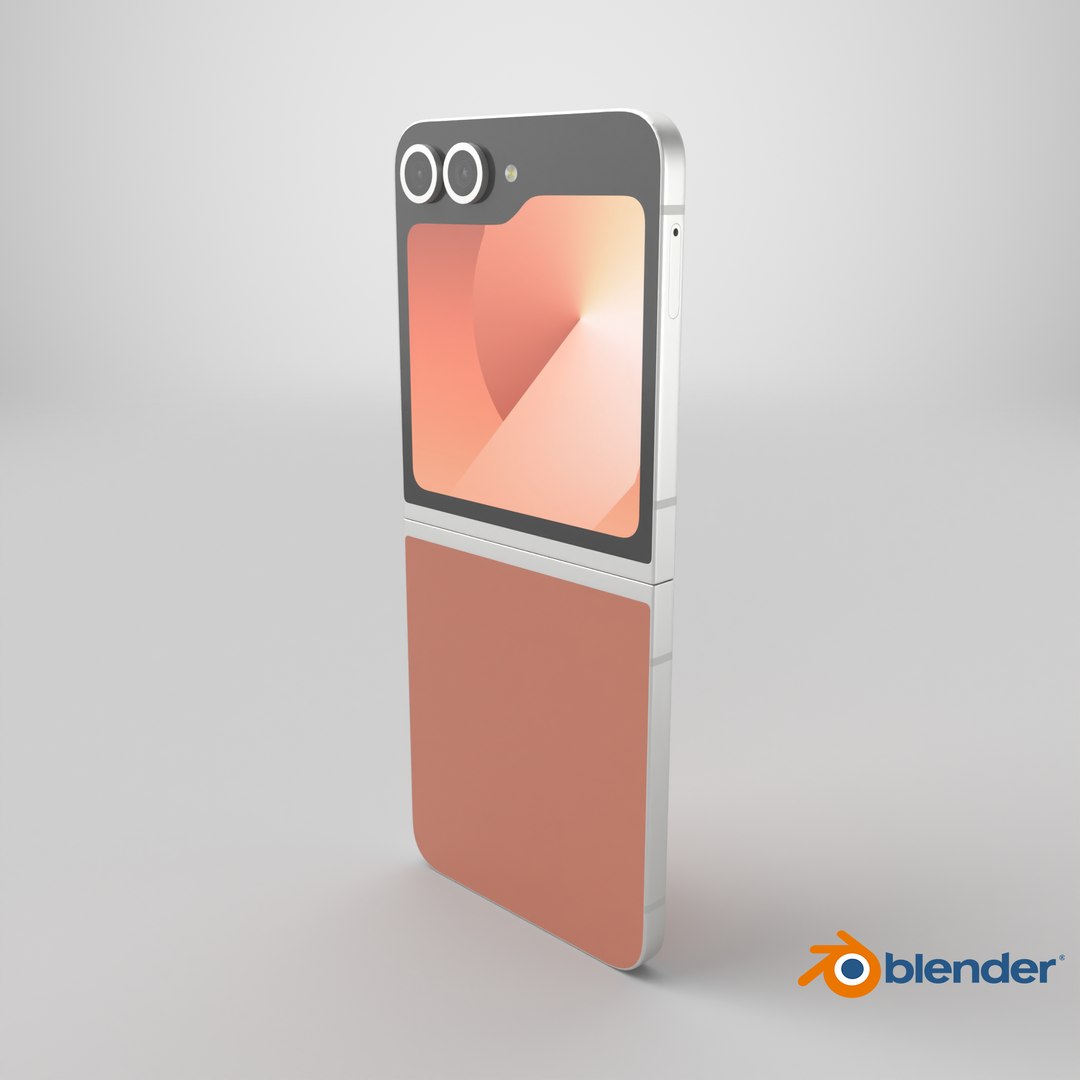 Samsung Galaxy Z Flip 6 Peach 3D model https://p.turbosquid.com/ts-thumb/W9/EwiOxG/Z7/stemcell_blender_cycles_render/png/1736951933/1920x1080/fit_q87/98ac9a5f352bb0e169f7cfabe8a925ad023a5815/stemcell_blender_cycles_render.jpg