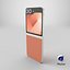Samsung Galaxy Z Flip 6 Peach 3D model