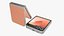 Samsung Galaxy Z Flip 6 Peach 3D model