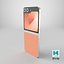 Samsung Galaxy Z Flip 6 Peach 3D model