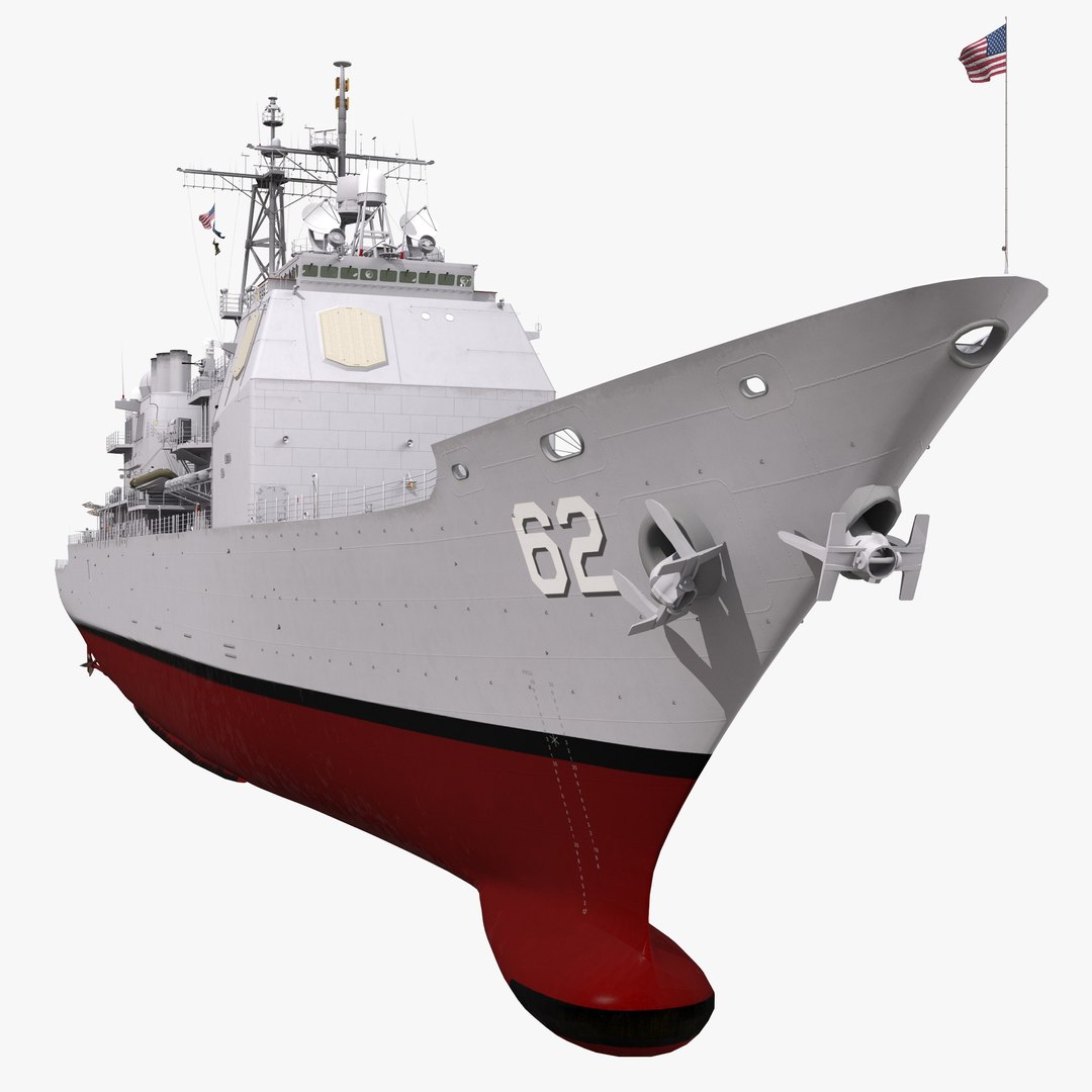 Ticonderoga Class Cruiser Chancellorsville CG-62 3D model preview