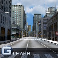 3D Low Poly City