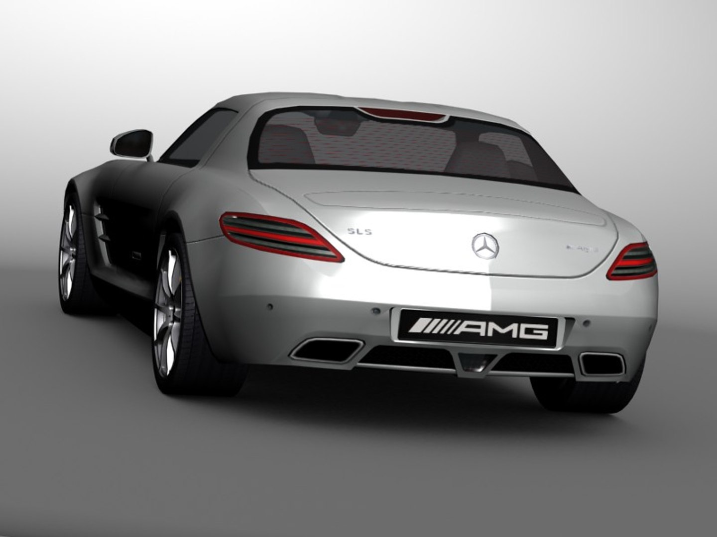 3d mercedes benz sls amg