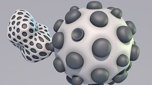 organic cell 3D model