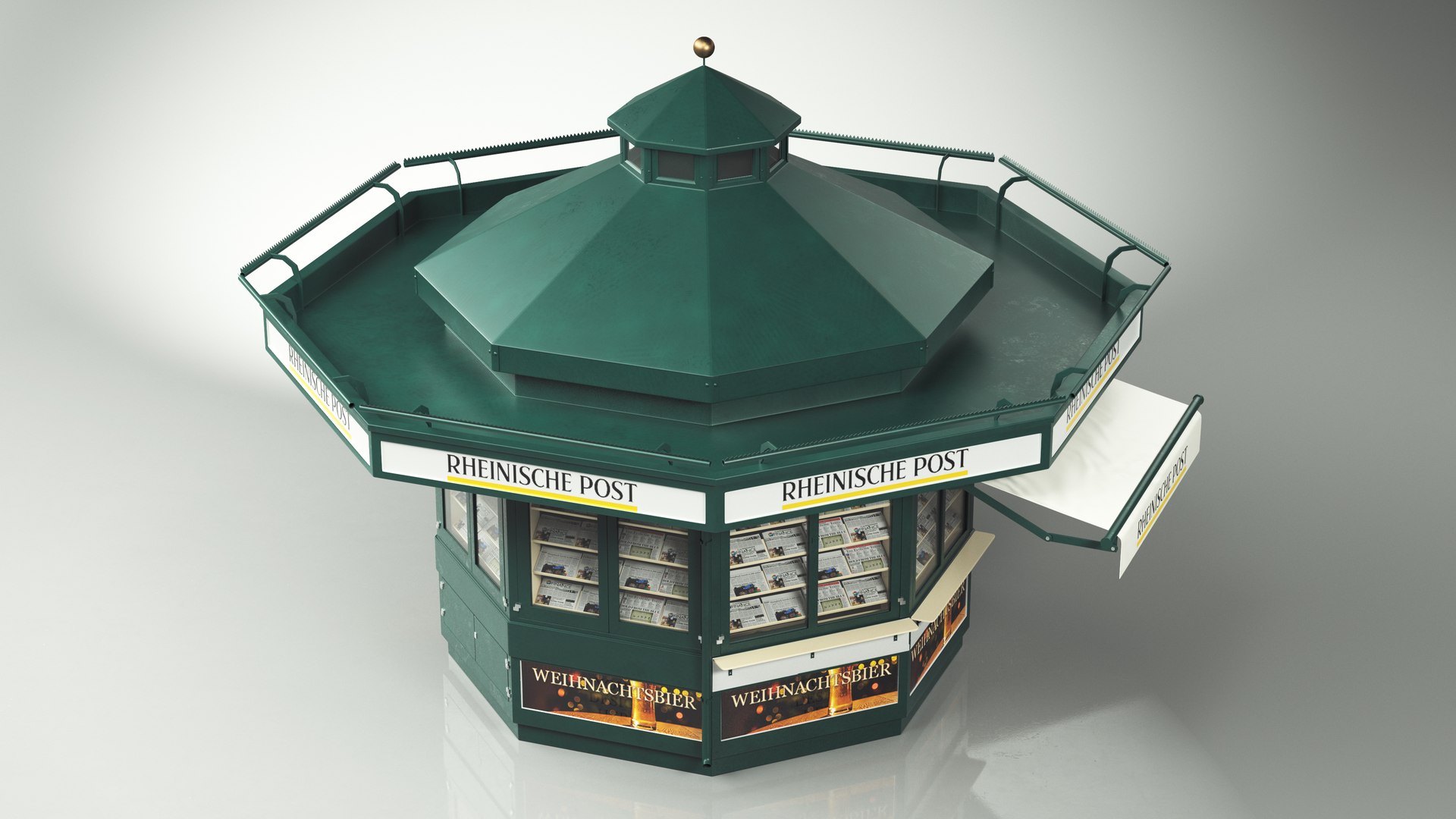Rheinische Post Newspaper Kiosk Green 3D https://p.turbosquid.com/ts-thumb/W9/NQv4Vg/Nq/rheinische_post_newspaper_kiosk_green_007/jpg/1689261207/1920x1080/fit_q87/bc8fbebbce67ddfd1a399ad05fe0456a9c91eb5e/rheinische_post_newspaper_kiosk_green_007.jpg
