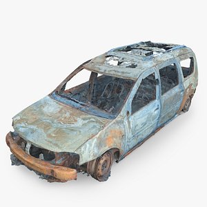 Burned Car Wreck 14