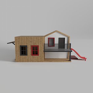 Wooden Playhouse